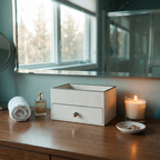 Leather Cosmetic Organizer