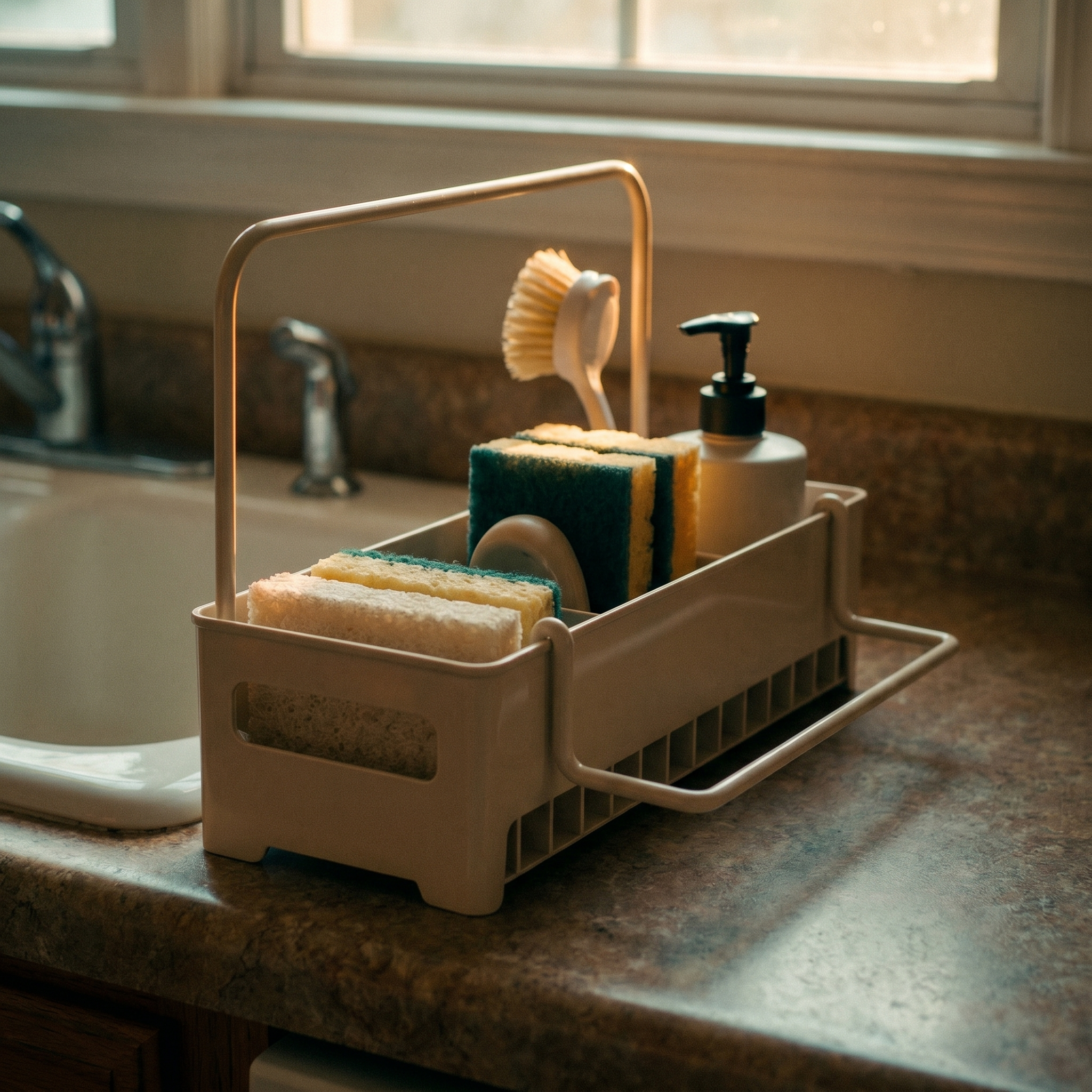 Kitchen Sink Organizer Rack
